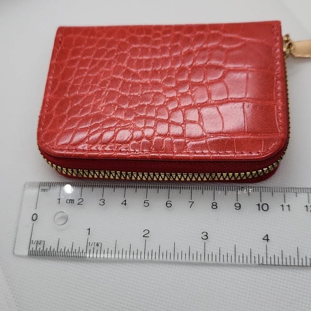 Small Zip Around Card Case - Picture 8 of 11